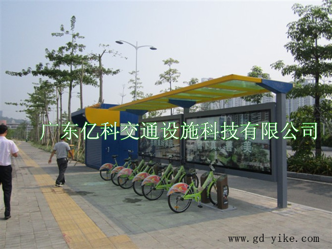 深圳自行車亭棚展示3